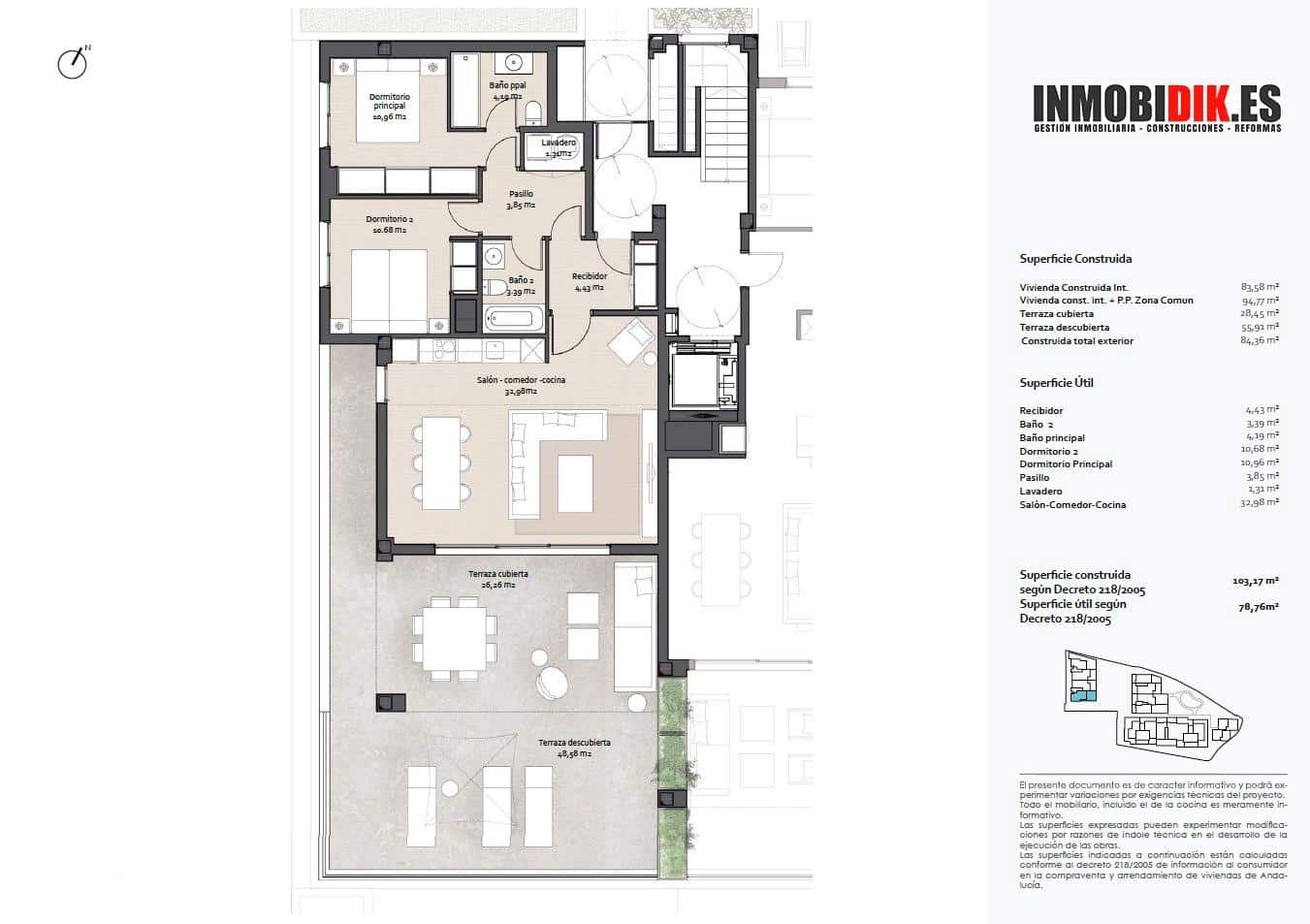 3 soverom Leilighet til salgs i Benalmadena med svømmebasseng garasje - € 614 000 (Ref: 8450051)