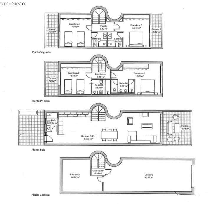 4 soveværelse Rækkehus til salg i Benalmadena Costa med swimmingpool garage - € 599.000 (Ref: 9382726)