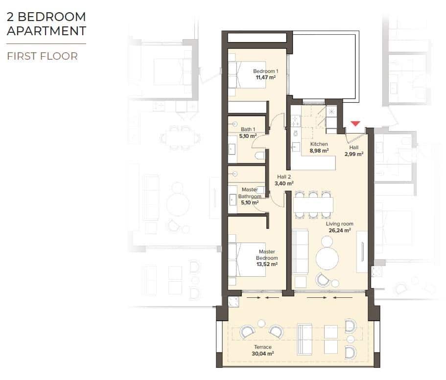 2 sypialnia Apartament na sprzedaż w Estepona z basenem garażem - 495 000 € (Ref: 9497551)