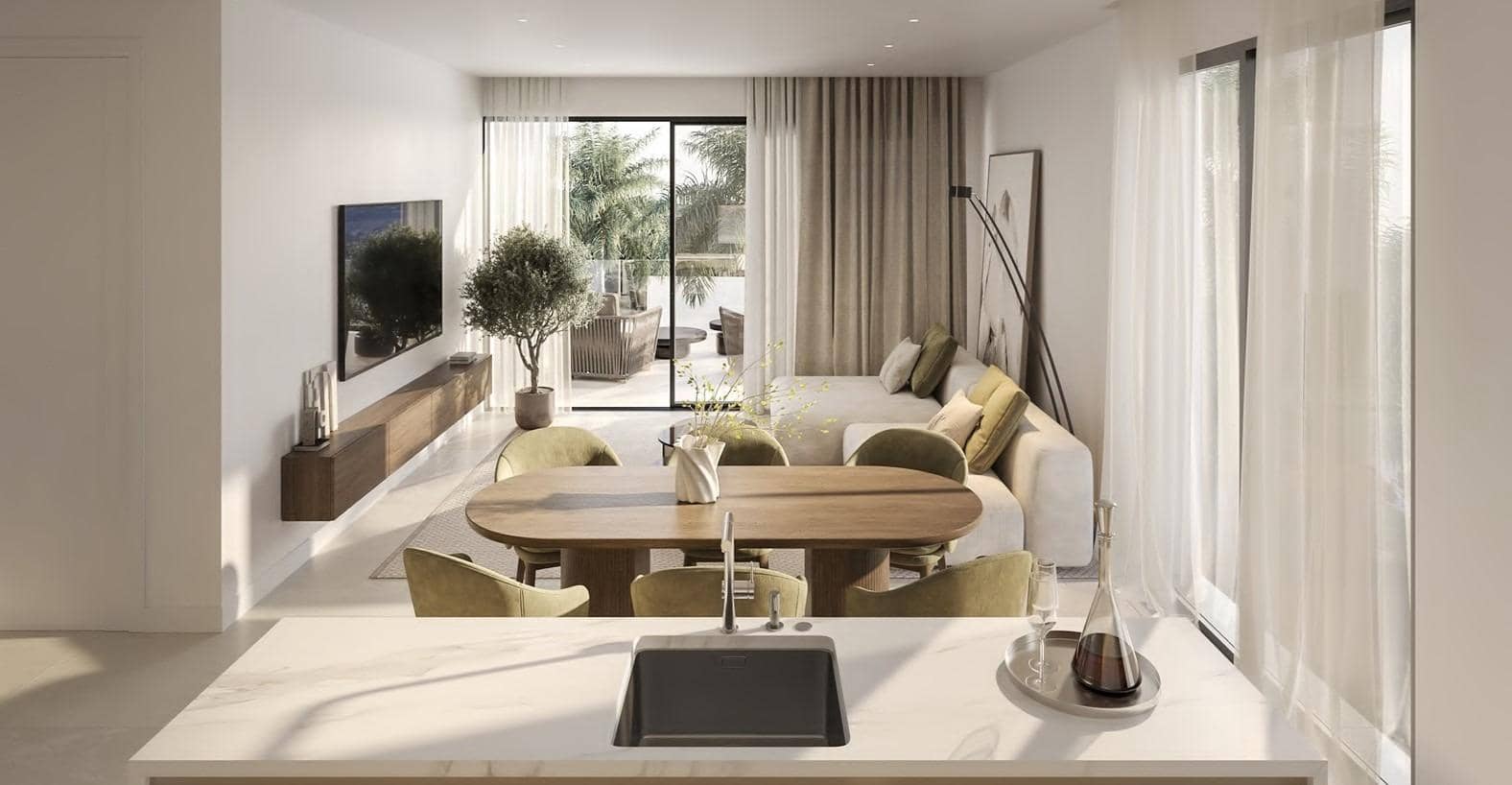 2 sypialnia Apartament na sprzedaż w Estepona z basenem garażem - 495 000 € (Ref: 9497551)