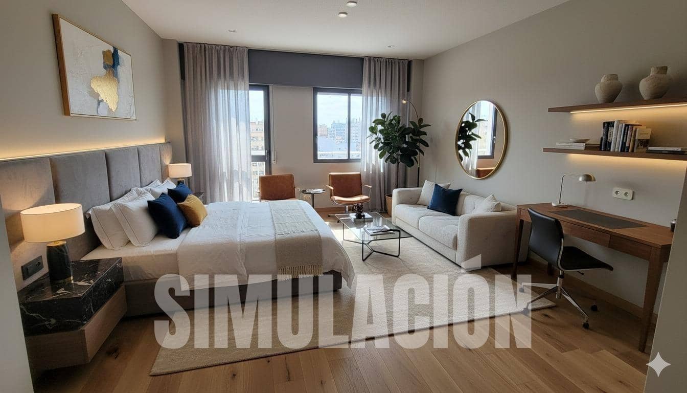 1 soveværelse Studio til leje i Torremolinos med swimmingpool - € 850 (Ref: 9721884)