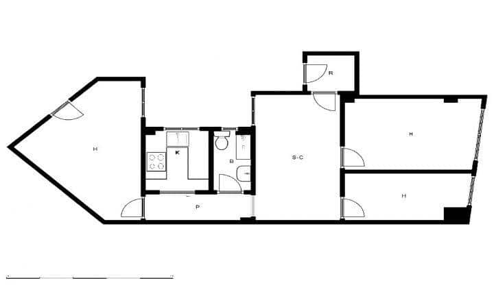 3 makuuhuone Asunto myytävänä paikassa Aldaia - 110 000 € (Ref: 10003761)
