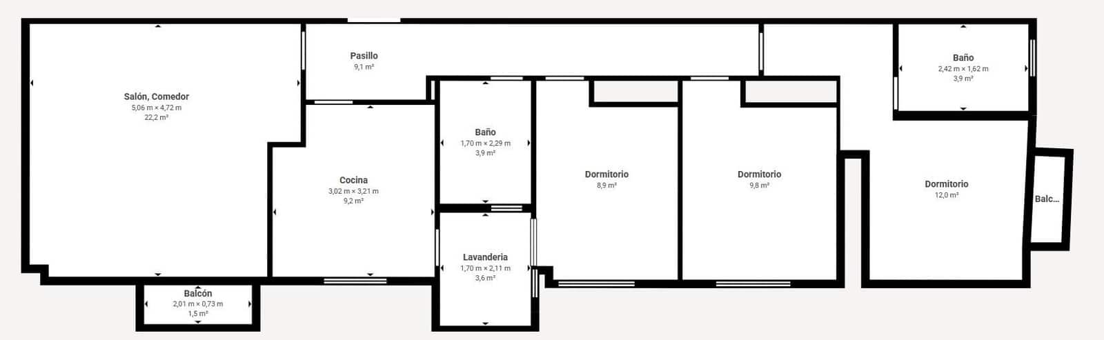 3 makuuhuone Asunto myytävänä paikassa Alfafar - 264 500 € (Ref: 10003763)