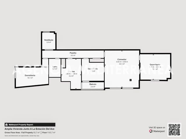 3 makuuhuone Asunto myytävänä paikassa La Roqueta, Valencia kaupunki - 288 000 € (Ref: 10022567)