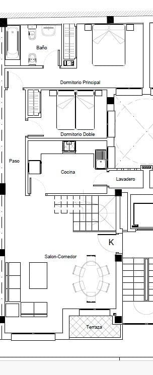 Ático de 2 habitaciones en Bellreguard en venta con garaje - 220.000 € (Ref: 10041242)