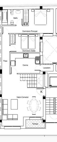 2 chambre Penthouse à vendre à Bellreguard avec garage - 220 000 € (Ref: 10041242)