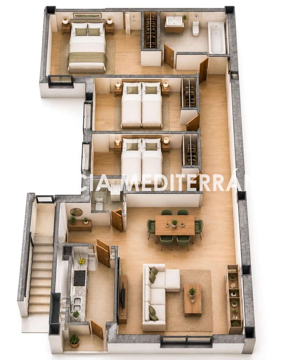 3 bedroom Flat for sale in Bellreguard with garage - € 163,000 (Ref: 10041243)