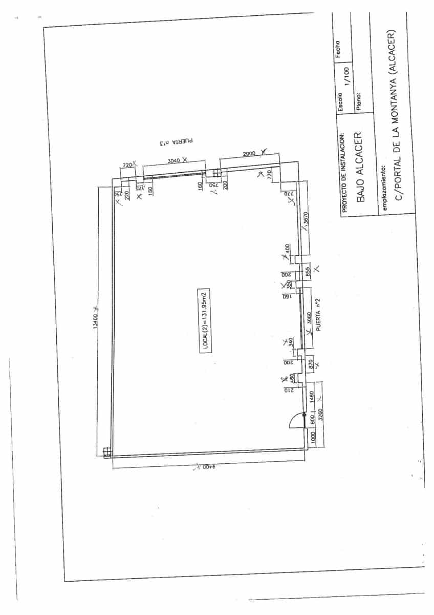 Commercial for sale in Alcasser - € 89,000 (Ref: 10129672)