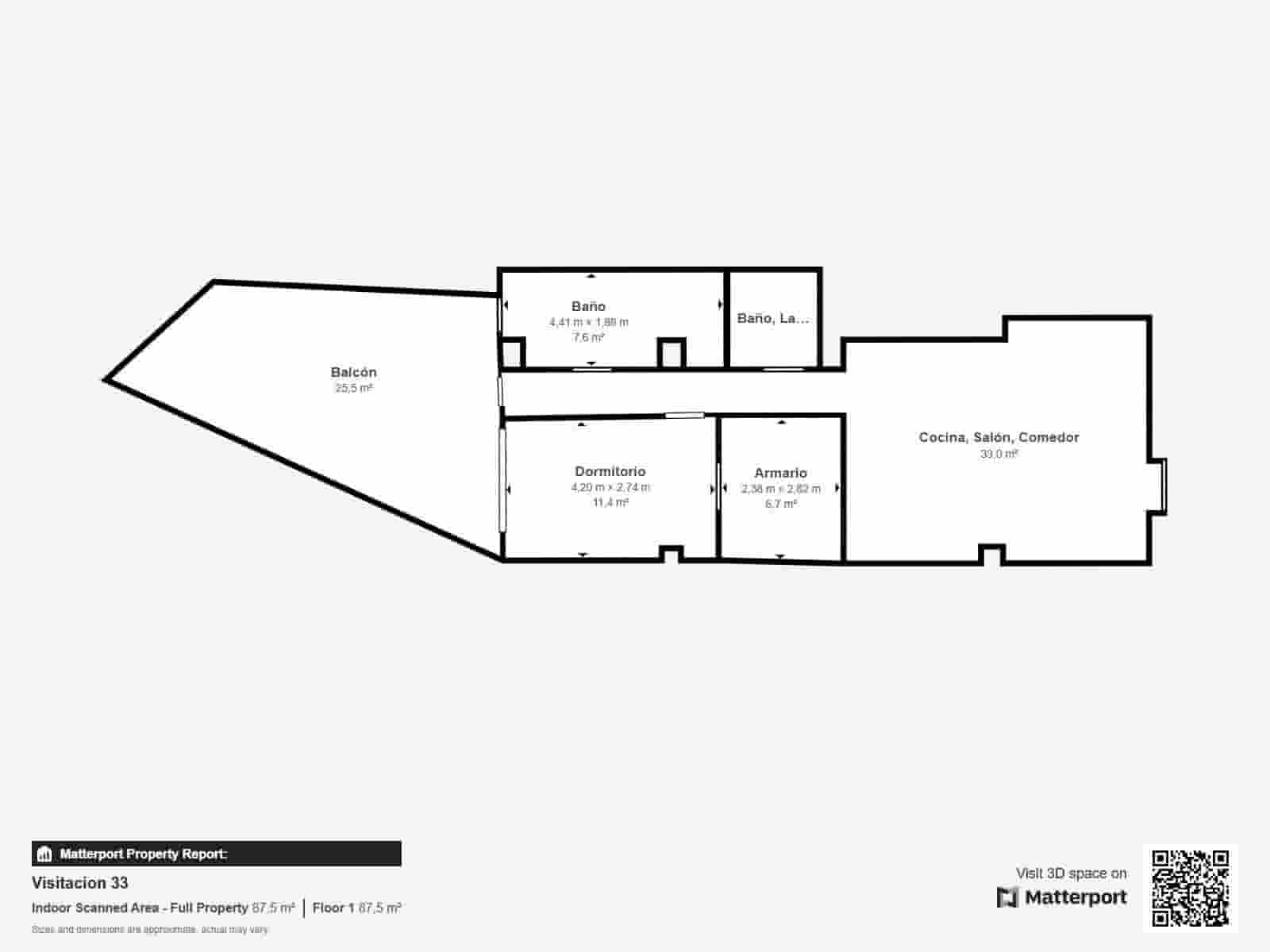 1 soverom Leilighet til salgs i Valencia by - € 340 000 (Ref: 8792527)