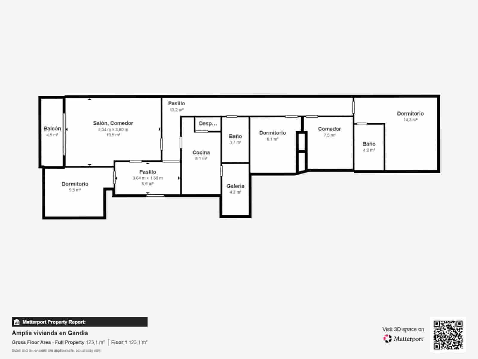 4 sovrum Lägenhet till salu i Gandia med garage - 220 000 € (Ref: 9217480)