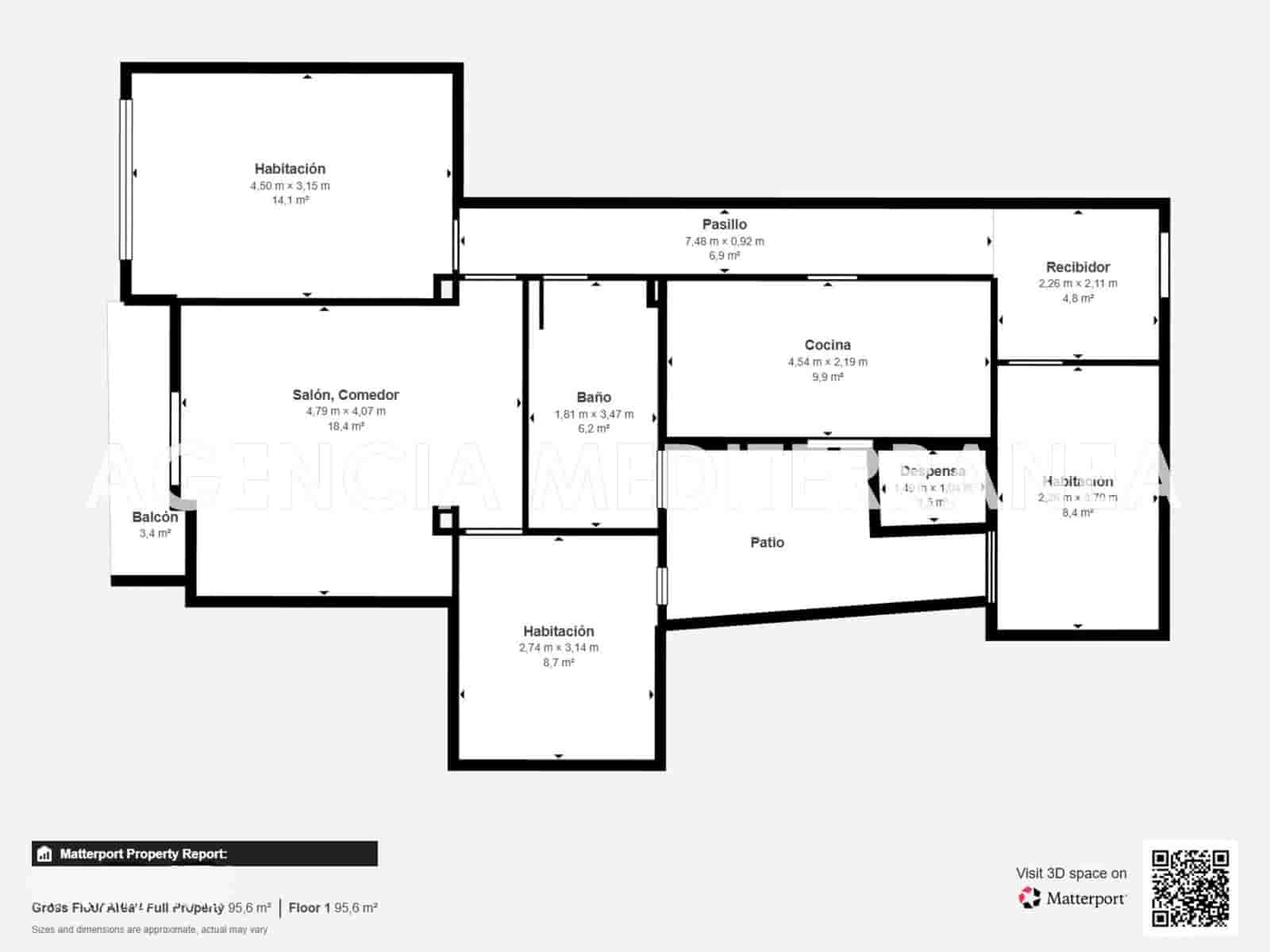 3 bedroom Flat for sale in Valencia city - € 320,000 (Ref: 9491508)