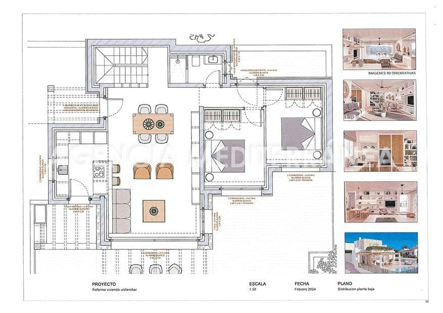 3 makuuhuone Huvila myytävänä paikassa Pedreguer mukana uima-altaan - 775 000 € (Ref: 9536027)