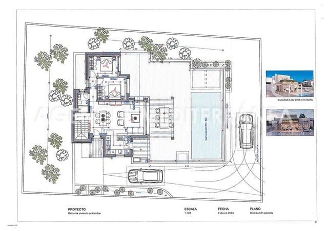 3 makuuhuone Huvila myytävänä paikassa Pedreguer mukana uima-altaan - 775 000 € (Ref: 9536027)