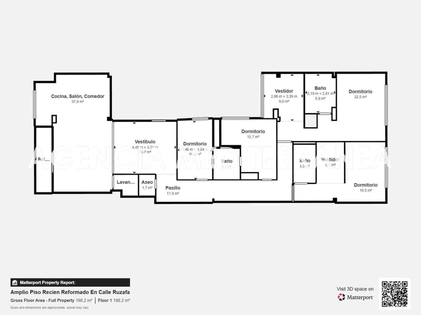 4 soveværelse Lejlighed til salg i Valencia by - € 1.249.000 (Ref: 9543749)