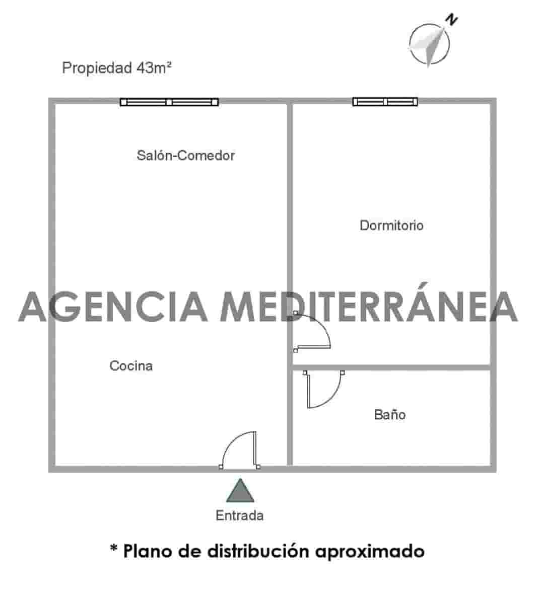 1 slaapkamer Appartement te koop in Valencia stad met garage - € 210.000 (Ref: 9551653)