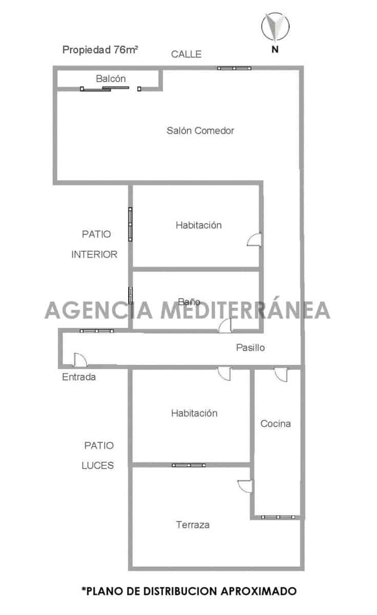 2 bedroom Flat for sale in Valencia city - € 290,000 (Ref: 9568754)