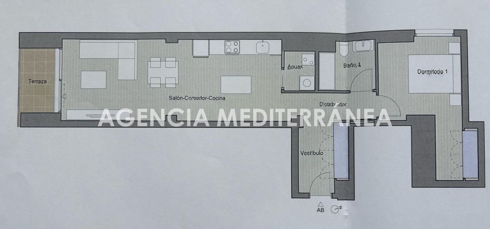 1 camera da letto Appartamento in vendita in Valencia citta - 320.000 € (Rif: 9596252)