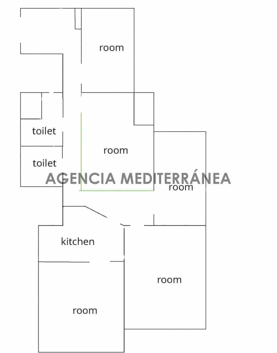 5 soveværelse Lejlighed til salg i Valencia by - € 238.000 (Ref: 9611626)