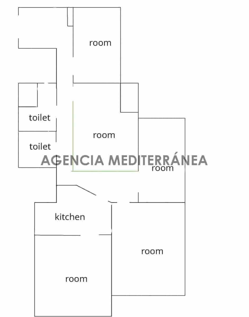 5 bedroom Flat for sale in Valencia city - € 229,900 (Ref: 9611626)