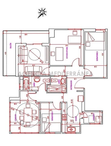 4 makuuhuone Asunto myytävänä paikassa Soternes, Valencia kaupunki - 240 000 € (Ref: 9732225)