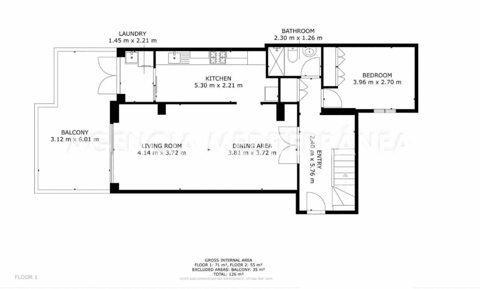 3 makuuhuone Kattohuoneisto myytävänä paikassa Denia - 550 000 € (Ref: 9780676)