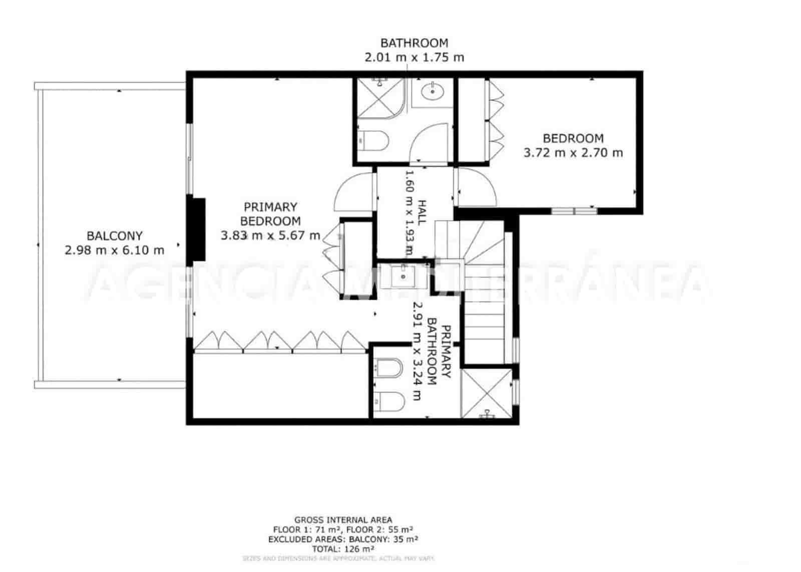 3 makuuhuone Kattohuoneisto myytävänä paikassa Denia - 550 000 € (Ref: 9780676)