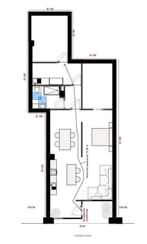 Lägenhet till salu i La Pobla de Farnals - 150 000 € (Ref: 9831622)