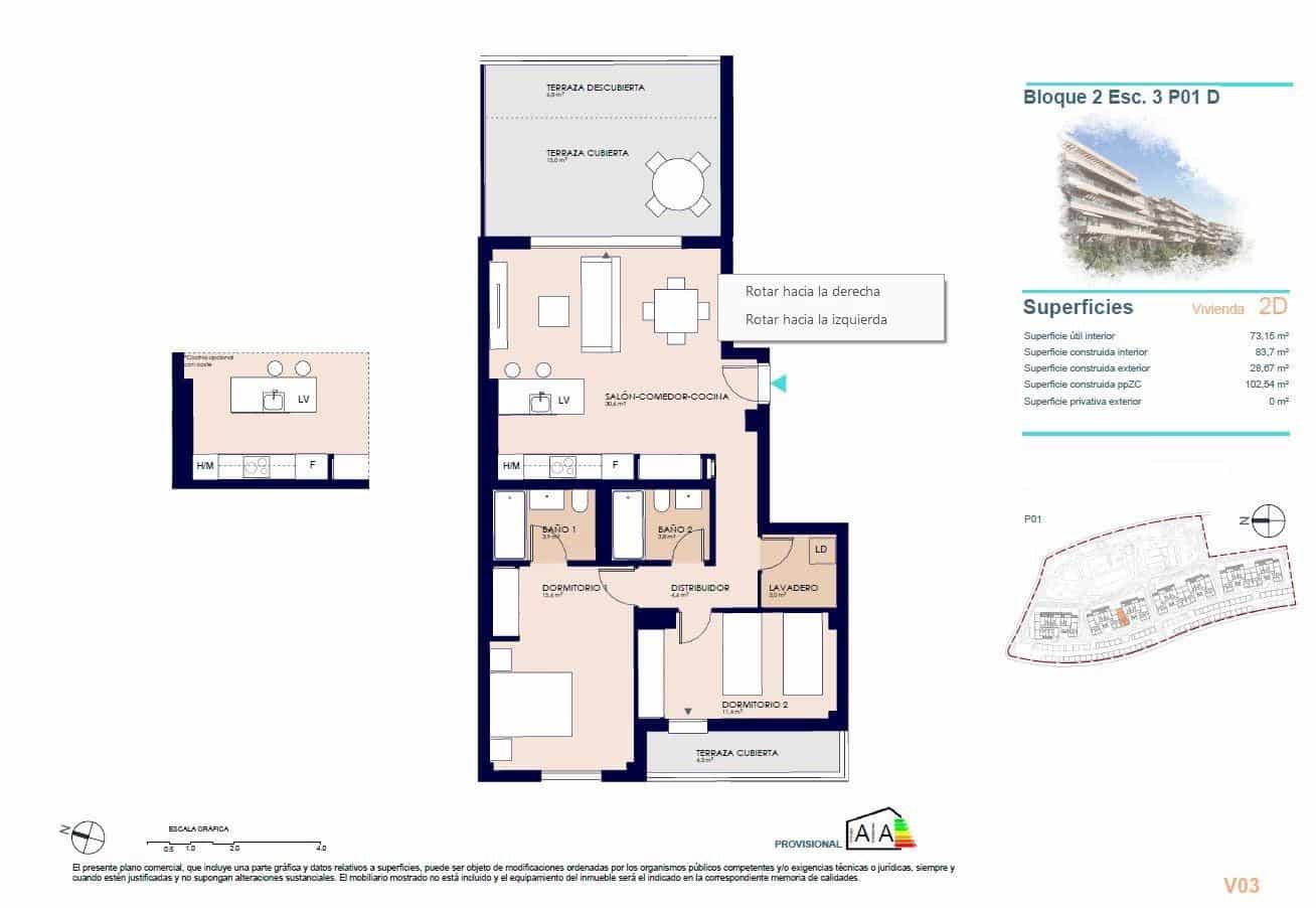 2 soverom Leilighet til salgs i El Vergel / Verger med garasje - € 333 000 (Ref: 9836397)