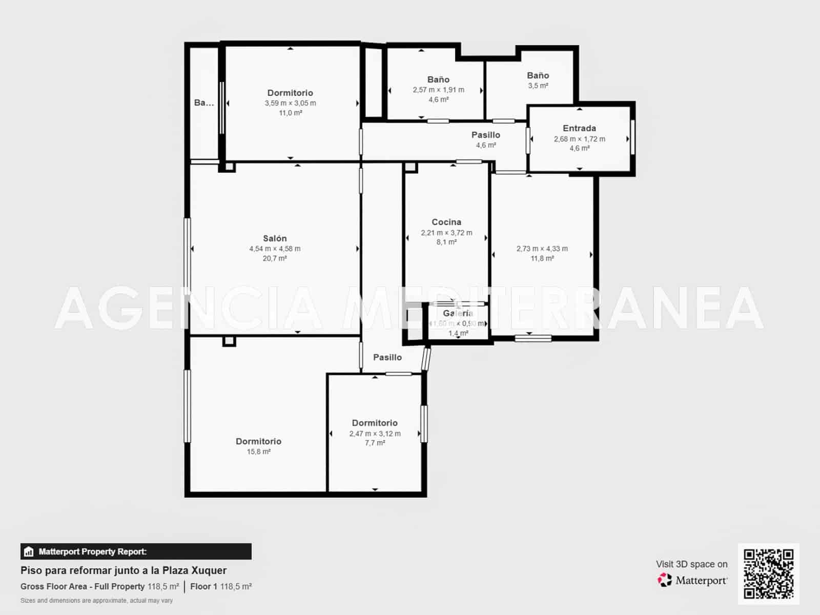 4 soverom Leilighet til salgs i Valencia by med garasje - € 419 000 (Ref: 9882002)