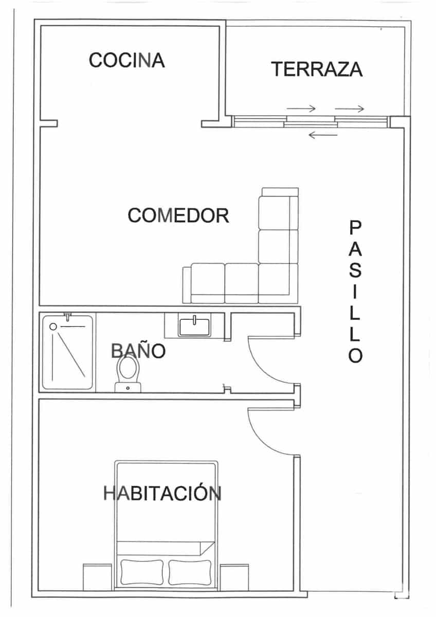 1 makuuhuone Huoneisto myytävänä paikassa Cullera - 149 900 € (Ref: 9913254)