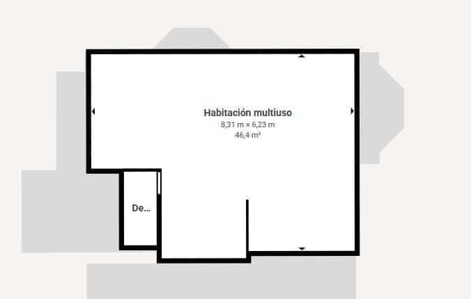 5 sypialnia Dom blizniak na sprzedaż w La Pobla de Vallbona z basenem garażem - 510 000 € (Ref: 9938286)