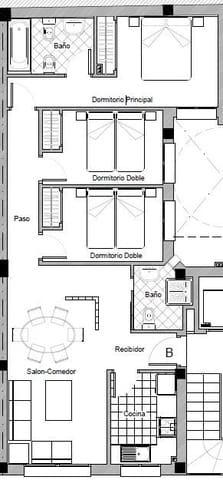 3 soveværelse Lejlighed til salg i Bellreguard med garage - € 145.000 (Ref: 9947996)