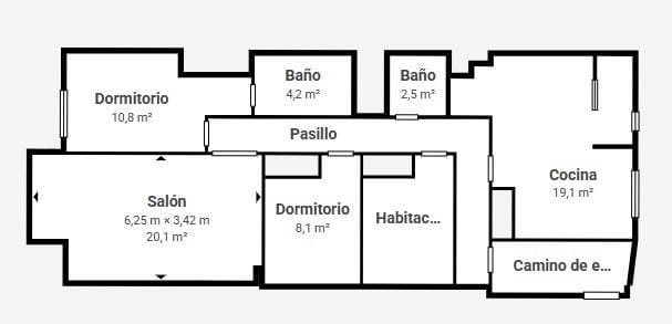 3 soveværelse Lejlighed til salg i Torrent - € 240.000 (Ref: 9962781)