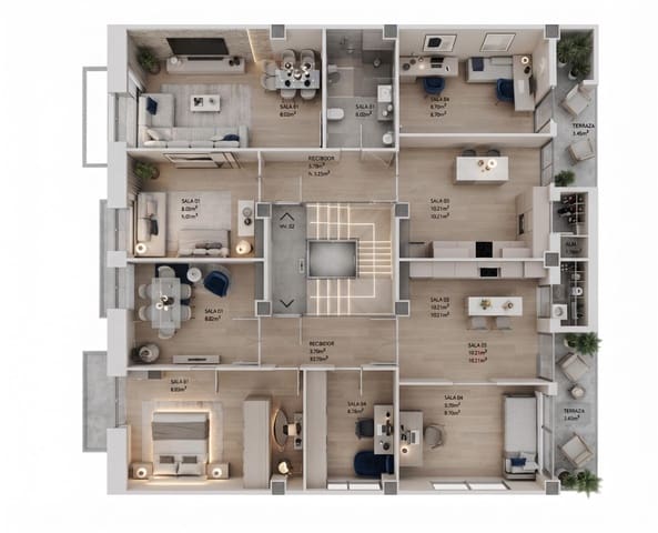 2 slaapkamer Flat te koop in Russafa, Valencia stad - € 298.000 (Ref: 9998873)