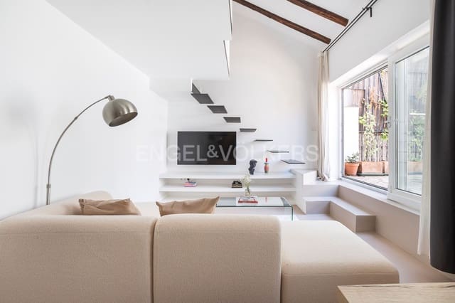 1 soveværelse Penthouse til leje i Sol, Madrid by - € 2.300 (Ref: 9093596)