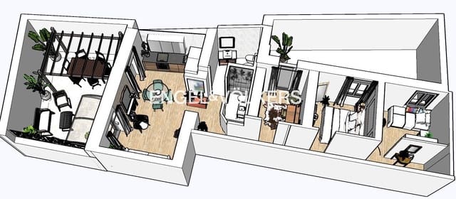 3 soveværelse Lejlighed til salg i Ibiza, Madrid by - € 790.000 (Ref: 9093648)
