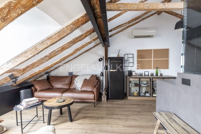 1 soveværelse Studio til leje i Madrid by - € 1.500 (Ref: 9093802)