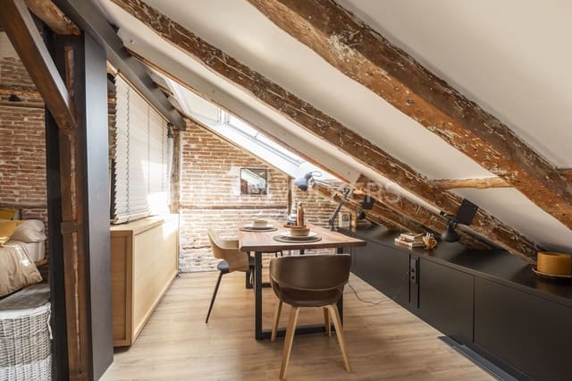 1 soveværelse Studio til leje i Madrid by - € 1.500 (Ref: 9093802)