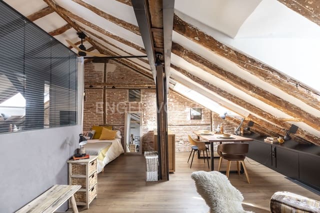 1 soveværelse Studio til leje i Madrid by - € 1.500 (Ref: 9093802)