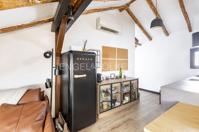 1 soveværelse Studio til leje i Madrid by - € 1.500 (Ref: 9093802)