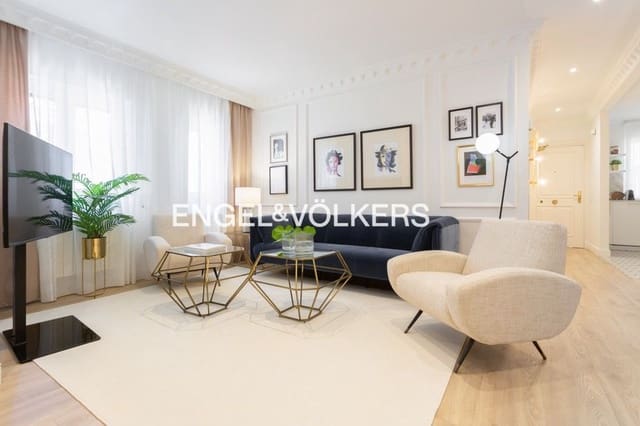 2 soveværelse Lejlighed til leje i Recoletos, Madrid by - € 4.800 (Ref: 9093917)