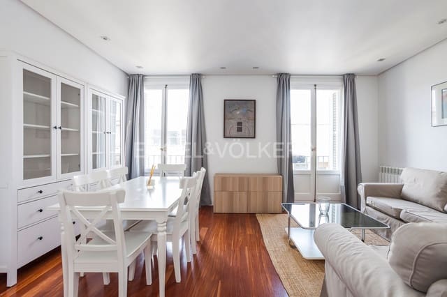 Apartamento de 2 habitaciones en Recoletos, Madrid ciudad en alquiler - 3.500 € (Ref: 9094242)