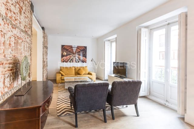 2 makuuhuone Huoneisto vuokrattavana paikassa Recoletos, Madrid kaupunki - 3 400 € (Ref: 9099466)