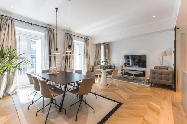 Apartamento de 2 habitaciones en Recoletos, Madrid ciudad en alquiler con piscina - 7.500 € (Ref: 9101394)