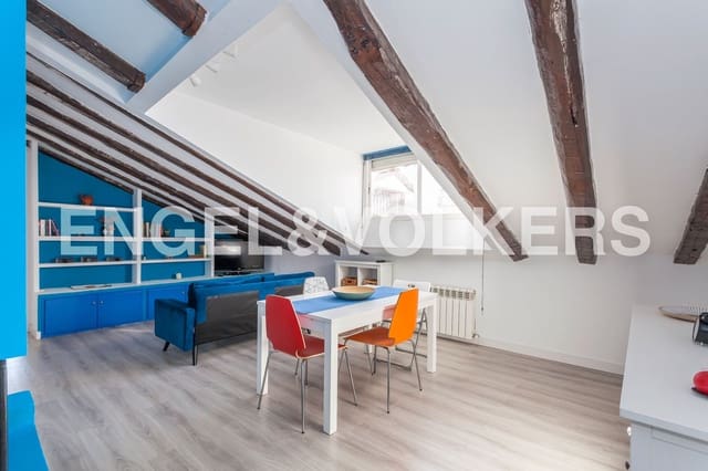 2 soveværelse Penthouse til leje i Cortes, Madrid by - € 1.600 (Ref: 9158771)