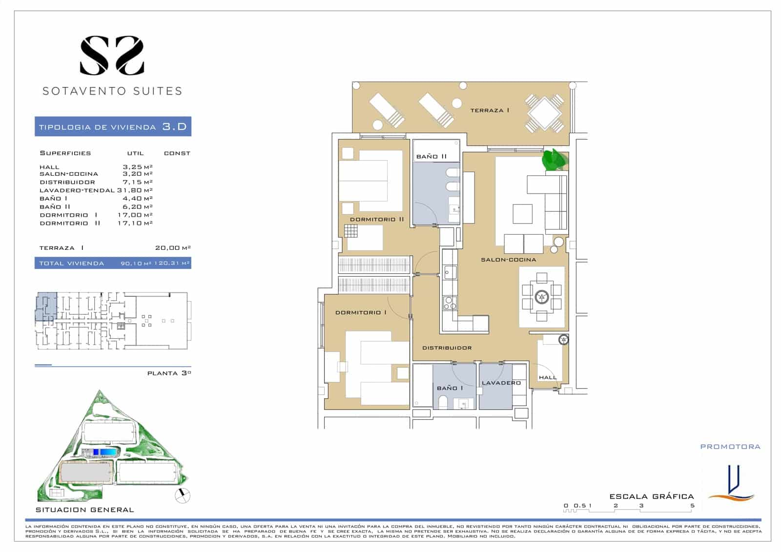 2 soveværelse Lejlighed til salg i La Tejita med swimmingpool garage - € 510.000 (Ref: 6804770)