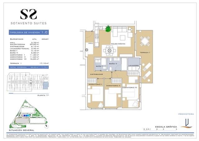2 camera da letto Appartamento in vendita in La Tejita, Granadilla de Abona con piscina garage - 510.000 € (Rif: 6804770)