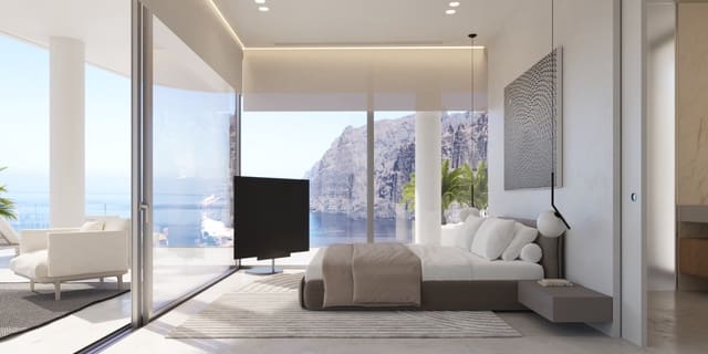 2 soveværelse Lejlighed til salg i Los Gigantes, Santiago del Teide med swimmingpool garage - € 1.795.000 (Ref: 7257347)