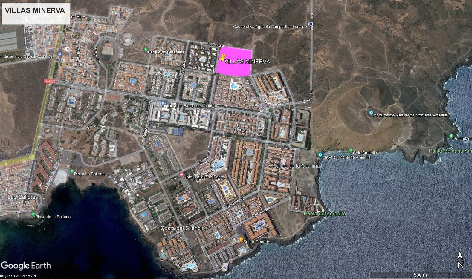 Byggetomt til salgs i Costa del Silencio - € 230 000 (Ref: 7382997)