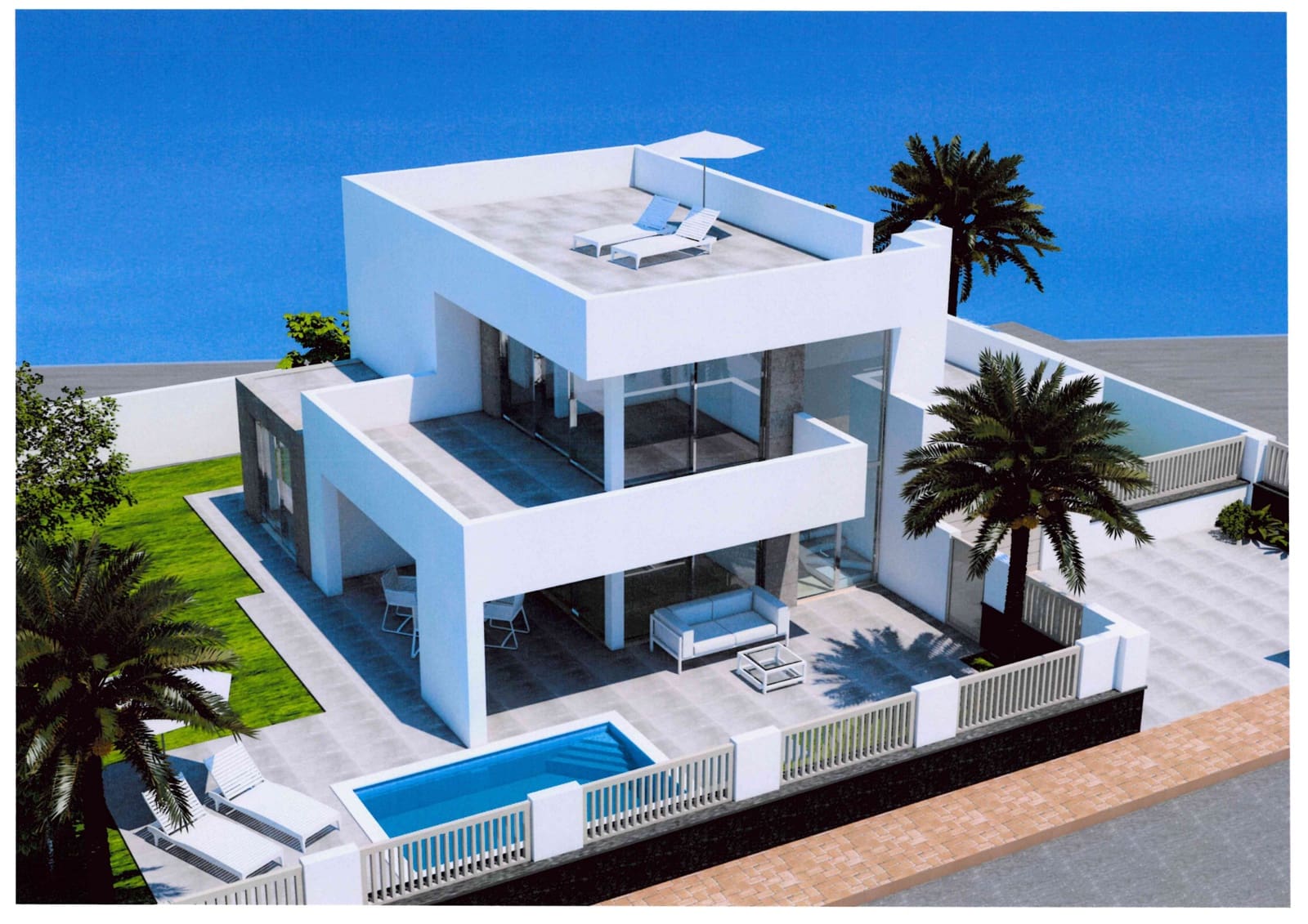3 soveværelse Villa til salg i Costa del Silencio med swimmingpool garage - € 546.500 (Ref: 7385750)